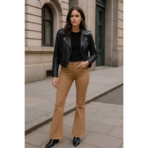 L’AGENCE Metallic Sand Coated Jeans Size 26 - Picture 11 of 16